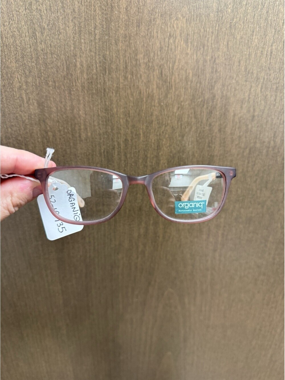 Organiq Eyeglasses Mauve Pink/Acetate OGO 1004-172-SC 52-18-135